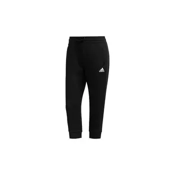 Adidas 3/4 Повседневные трикотажные спортивные брюки женские низ черный FT2876 S
