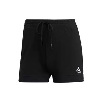 Adidas 3-полосатые узкие шорты женские низ черный GM5523 XL