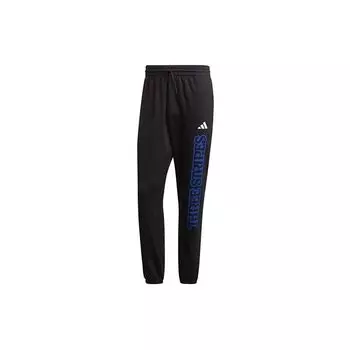 Adidas 3-полосный графический логотип с принтом повседневные спортивные джоггеры мужские джоггеры черные FR6603 M