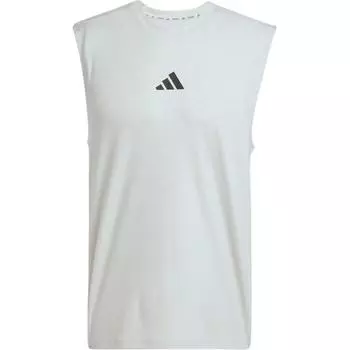 Adidas 3-Stripes Power Athletic Влагоотводящая Майка Cool-Fit Мужские Топы Белый JM3188 S