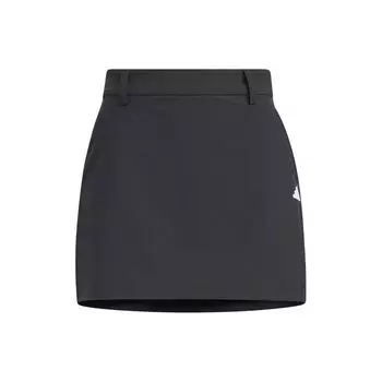 Adidas Юбка-стрейч 4-Way с принтом логотипа, спортивная повседневная юбка для гольфа, женские юбки, черный цвет IN2791 S