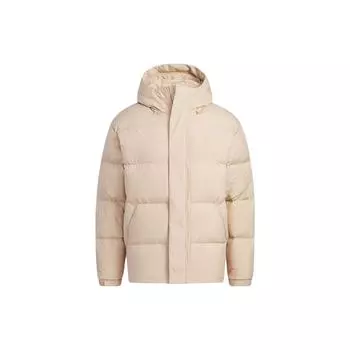 Adidas 600 Fill Letter Print Повседневная спортивная куртка с капюшоном для мужчин Куртка светло-коричневая IV7562 XXL