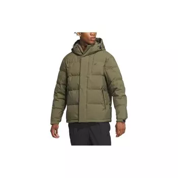Adidas 600 Puffer Hooded Down Jacket Men Верхняя одежда Rock-Layer-Olive-Green IW0781