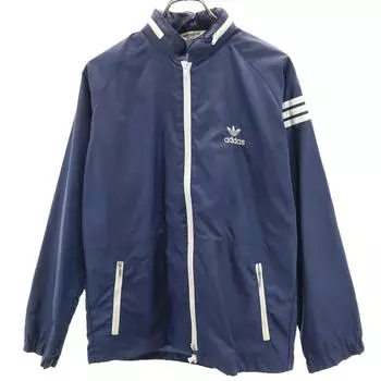 adidas 70s 80s Vintage Descente Trefoil logo Nylon jacket M With hood Men s Used