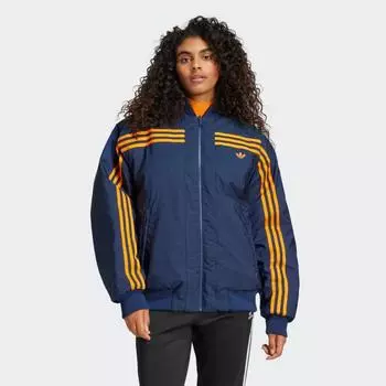 Adidas 70s Двусторонняя куртка-бомбер большого размера Jn7657 Uniora Nindig XS