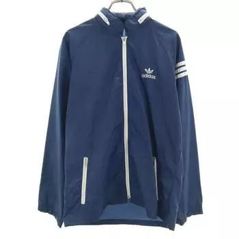 adidas 70s Vintage Descente Trefoil logo Nylon jacket Navy Men s Used