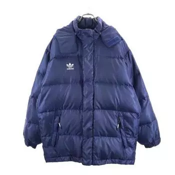 adidas 80-е ADS-8400 Descente Винтажный логотип Трилистник Логотип Трилистник Пуховик Мужской Б/у