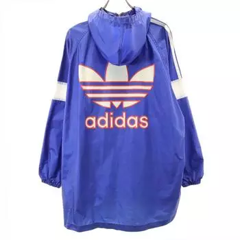adidas 80s Made in Japan, made by Descente, vintage Back trefoil logo Nylon jacket Women Used