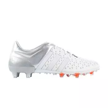 Adidas Ace 15.1 FG AG Белые Серебристые Мужские Кроссовки Металлик S83210 41