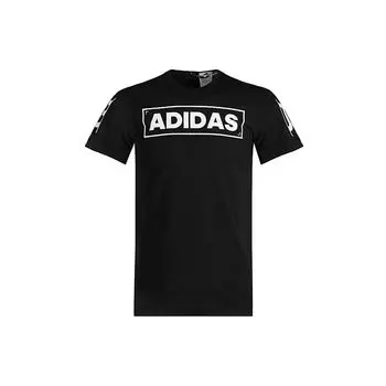 Adidas Adi 360 Logo Print Спортивная футболка с круглым вырезом Мужские топы Черный CV4536 S