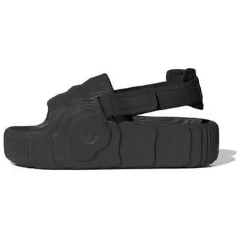 Кроссовки женские adidas Adilette 22 XLG Slide Triple черные Core-Black IE5649 39