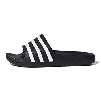 adidas Adilette Aqua Slide J Черные детские кроссовки Core-Black Cloud-White F35556 28
