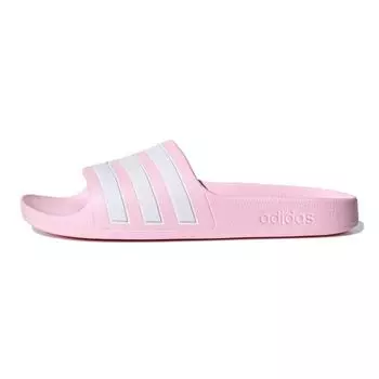 Adidas Adilette Aqua Slide J прозрачные розовые белые детские кроссовки Cloud-White FY8072 28