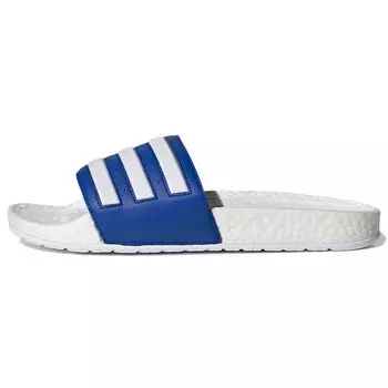 adidas Adilette Boost Шлепанцы Белый Королевский Синий Унисекс Кроссовки Облачно-Белый GZ5313 36