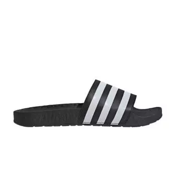 Adidas Adilette Boost Slides Core Черно-белые кроссовки унисекс Cloud-White FU9884