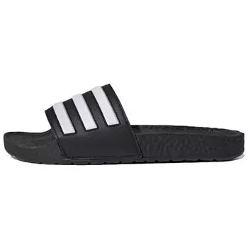 Adidas Adilette Boost Slides Мужские кроссовки в черно-белую полоску Core-Black Cloud-White FY8154