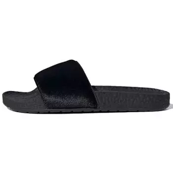 Adidas Adilette Boost Slides Тройные черные кроссовки унисекс FV6423