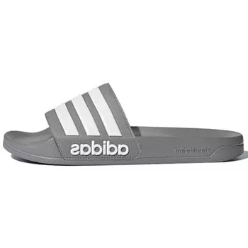 Adidas Adilette CloudFoam Slides Серые унисекс кроссовки Cloud-White B42212 42