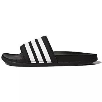 Adidas Adilette Comfort Slides Core Черно-белые женские кроссовки Cloud-White AP9966