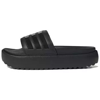 adidas Adilette Platform Slide Triple Black Женские кроссовки Core-Black HQ6179 39