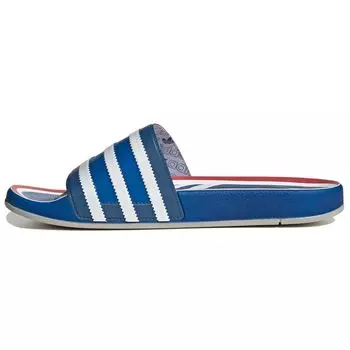Adidas Adilette Premium Slides SL72 Мужские кроссовки Blue Cloud-White Hi-Res-Red FX4429