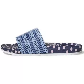 Adidas Adilette Slide Out Loud Женские кроссовки Blue Collegiate-Navy Glow-Blue EE5055