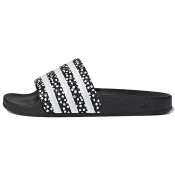 adidas Adilette Slide Polka Dot Женские кроссовки Black Core-Black Core-White FX5923