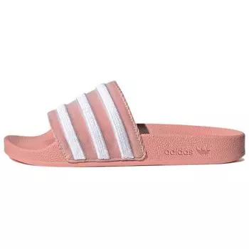 adidas Adilette Slide Wonder Mauve White женские кроссовки Pink Cloud-White GX3372 38