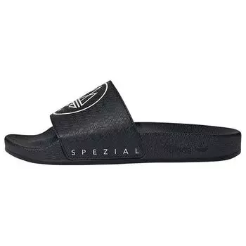 Adidas Adilette SPZL Slide Core черные мужские кроссовки мелово-белые IG8941