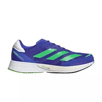 Adidas Adizero Adios 6 Sonic Ink Screaming Green Мужские кроссовки Blue Cloud-White H67510 44