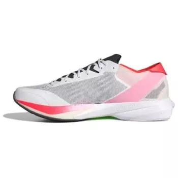 Adidas Adizero Adios 8 White Aurora Solar Red Мужские кроссовки Cloud-White Aurora-Metallic ID3630 46