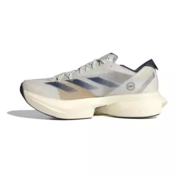Adidas Adizero Adios Pro 3 белые темно-синие унисекс кроссовки Cloud-White Gold-Metallic IG6438 44