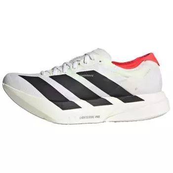 Adidas Adizero Adios Pro 4 белые черные женские кроссовки Cloud-White Core-Black Silver-Metallic JR1163 36