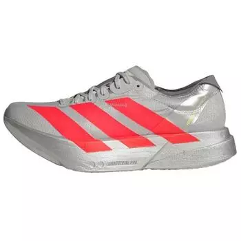 Adidas Adizero Adios Pro 4 Ekiden Pack женские кроссовки серебристо-серые-два ярко-красных JR6357 37