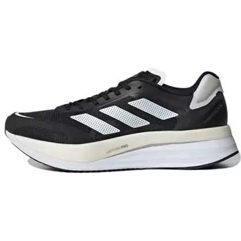 Adidas Adizero Boston 10 Black White Мужские кроссовки Core-Black Cloud-White Gold-Metallic H67513 40