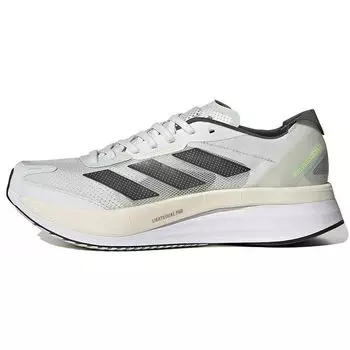 adidas Adizero Boston 11 Crystal White Night Metallic Мужские кроссовки льняно-зеленые GY8407 44