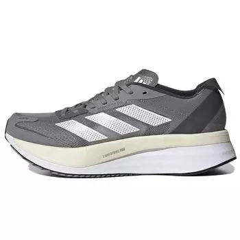 adidas Adizero Boston 11 Grey Zero Metallic Женские кроссовки Grey-Three Carbon GV7069 37