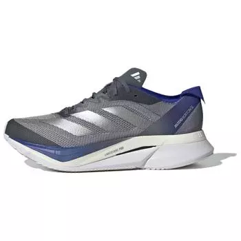 adidas Adizero Boston 12 Boston Marathon 2025 Мужские кроссовки Серые Оникс Матово-серебристые JP7913 44
