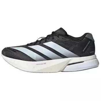 adidas Adizero Boston 13 Черный Белый Серый Мужские Кроссовки Основной-Черный Облачно-Белый Серый-Пять JS4938 40