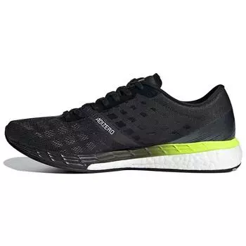 adidas Adizero Boston 9 Black Solar Yellow Мужские кроссовки Core-Black Cloud-White FY0343