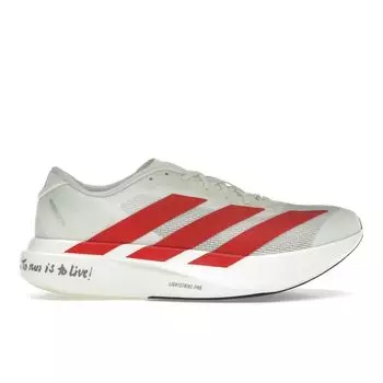 Adidas Adizero EVO SL Off White Better Scarlet Мужские кроссовки Core-Black JS1182 40