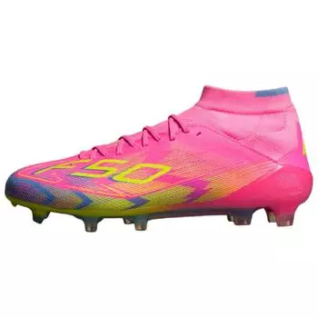Adidas Adizero F50 Elite Mid FG Mystic Victory Pack женские кроссовки Pink Lucid-Pink Lucid-Lemon IE1458 37