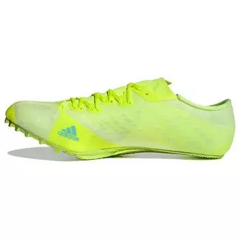 Adidas Adizero Prime Sprint Spikes Solar Yellow Clear Aqua Мужские кроссовки Core-Black FW2248 46