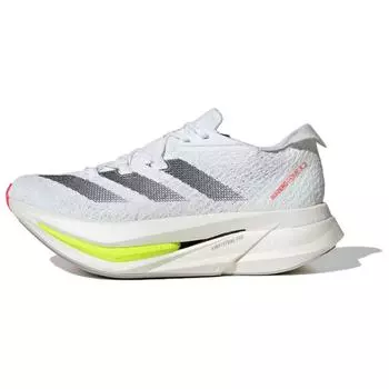 adidas Adizero Prime X 2.0 Strung Белый Черный Ярко-красный Кроссовки Унисекс Облачно-белый Основной черный IH5685 40