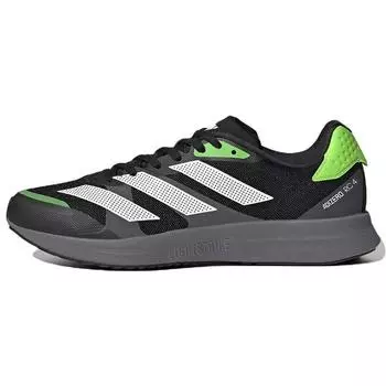 adidas Adizero RC 4 Black Solar Green Мужские кроссовки Core-Black Cloud-White GX6660 40