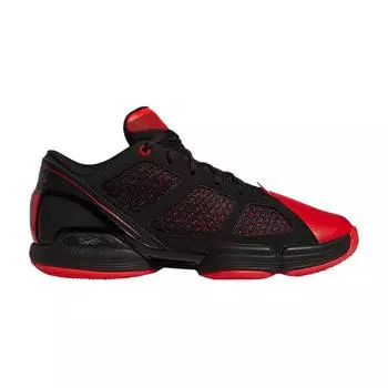 adidas Adizero Rose 1.5 Low Restomod Black Vivid Red Мужские кроссовки Core-черный серебристо-металлик GX6882 48