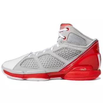 Adidas Adizero Rose 1.5 Restomod Grey Vivid Red Мужские кроссовки Grey-Two Cloud-White GY0257 40
