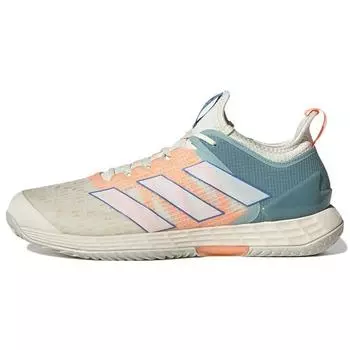 Adidas Adizero Ubersonic 4 Off White Beam Orange Мужские кроссовки Cloud-White GX9623 42