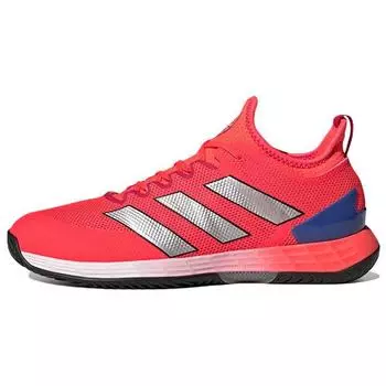 Adidas Adizero Ubersonic 4 Solar Red Мужские кроссовки серебристо-металлик Lucid-Blue HQ8379 41