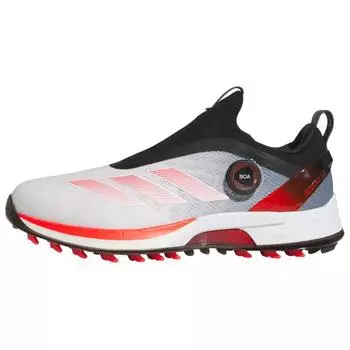 adidas Adizero ZG BOA Spikeless Golf White Lucid Red Мужские кроссовки Cloud-White Core-Black IH9896 44